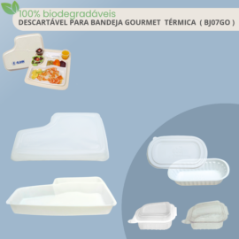 Descartáveis para bandeja gourmet ( BJ07GO )