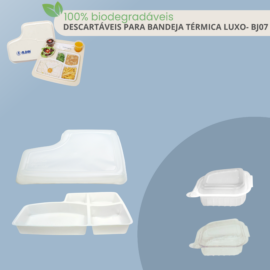 Descartáveis para bandeja luxo ( BJ07 )