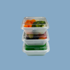 Pote Descartável Biodegradável – 170ml – com Tampa