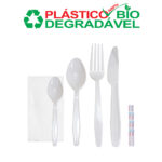 Kit Garfo, Faca, Colher, Sobremesa e Palito - L10