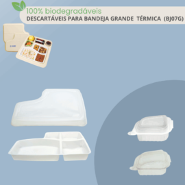 Descartáveis para bandeja grande ( BJ07G )